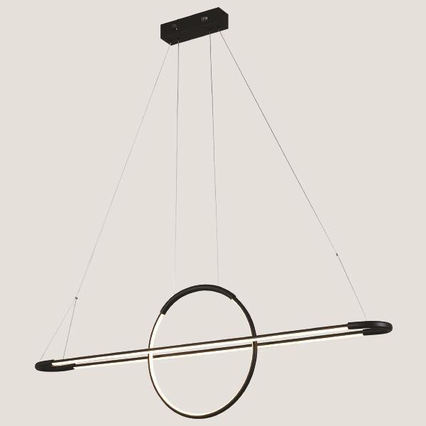 HANGING CEILING LIGHT LINEAR LED 45W 3000K  BLACK
