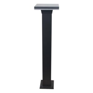 COLUMN LIGHT ALUMINUM 12W Φ150x150x600 IP65 3000K BLACK