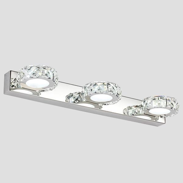 ΦΩΤΙΣΤΙΚΟ ΜΠΑΝΙΟΥ LED 9W 4000Κ ΟΒΑΛ 3Φ 460X50X116 ΝΙΚΕΛ
