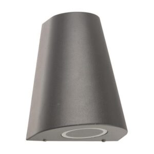 WALL LIGHT DOWN CONE GU10 IP54 GREY