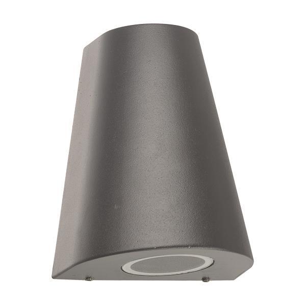 WALL LIGHT DOWN CONE GU10 IP54 GREY