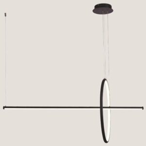 LIGHT FIXTURE HANGINGS LED 60W  BLACK