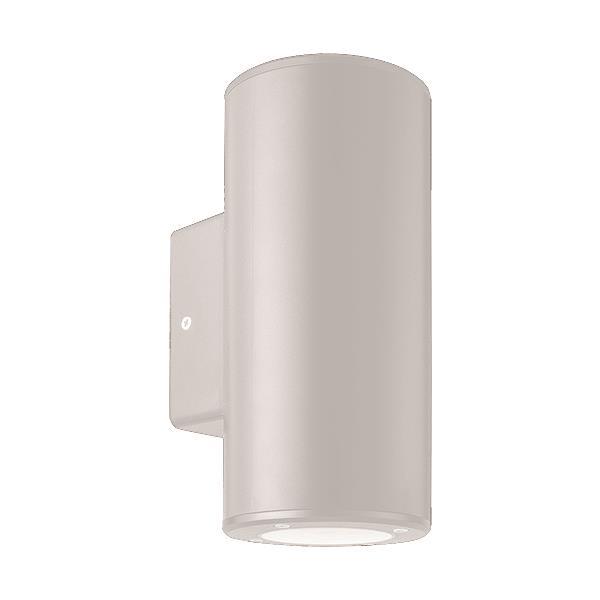 WALL LIGHT ROUND UP-DOWN PLASTIC GU10 WHITE WALL LIGHT ROUND UP-DOWN PLASTIC GU10 WHITE