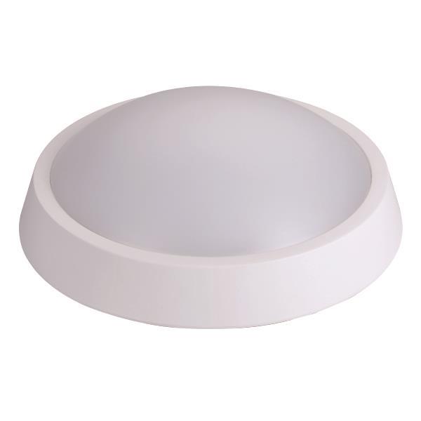 ΦΩΤΙΣΤΙΚΟ ΤΟΙΧΟΥ ΣΤΡΟΓΓΥΛΟ LED 30W Φ320x102 4000K IP65 ΛΕΥΚΟ PLUS