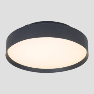 ΠΛΑΦΟΝΙΕΡΑ LED 40W Φ450x110 3000Κ ΜΑΥΡΗ