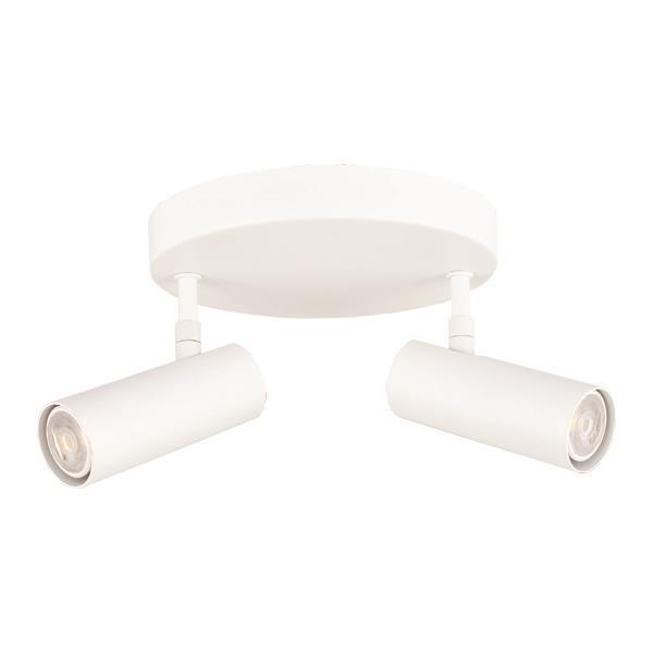 CEILING SPOT ROSETTE DOUBLE GU10 SLIM WHITE