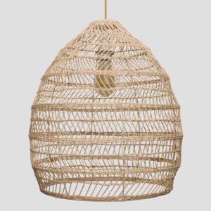 LIGHT FIXTURES HANGING SIMPLE E27 RATTAN (WICKER)
