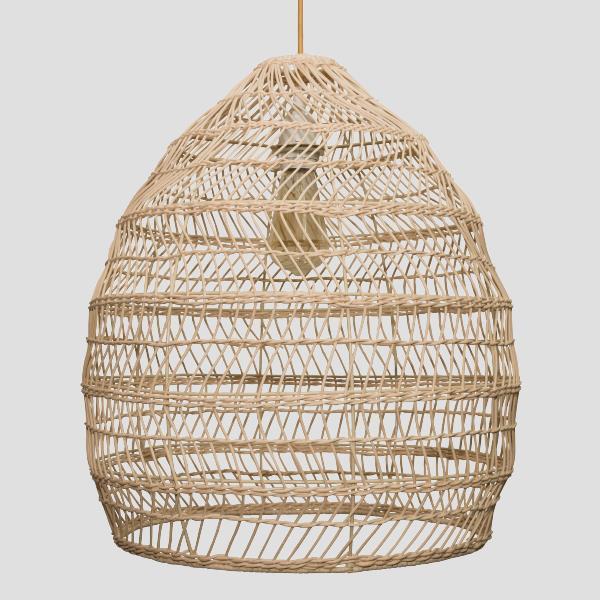 ΦΩΤΙΣΤΙΚΟ ΚΡΕΜΑΣΤΟ ΜΟΝΟΦΩΤΟ Ε27  RATTAN (ΨΑΘΙΝΟ)