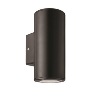 WALL LIGHT ROUND UP-DOWN PLASTIC GU10 BLACK