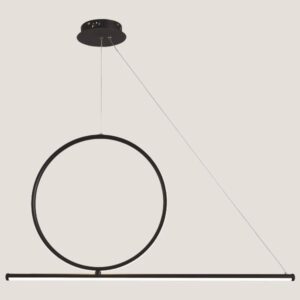 LIGHT FIXTURE HANGINGS  LED 32W  WHITE/BLACK
