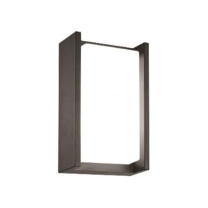 ΑΠΛΙΚΑ ΤΟΙΧΟΥ LED 9W 240x158x70 3000K IP54 ΜΑΥΡΗ PRO
