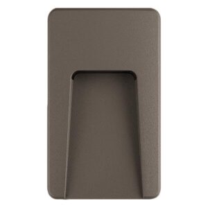 WALL MOUNTED LED SLIM FIXTURE 3W IP65 230V 90X150mm DARK GREY PRO