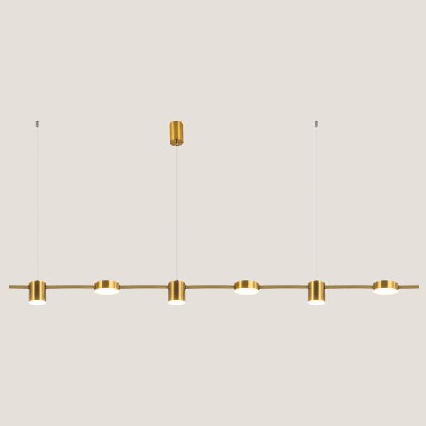 LIGHT FIXTURES HANGING SIX-LIGHT LED 45W GOLD