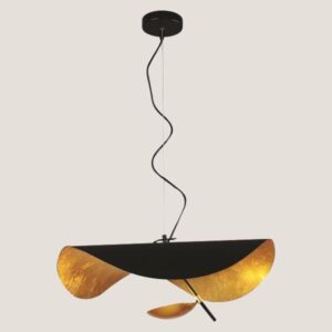 LIGHT FIXTURES HANGING LED 12W  GOLD/BLACK