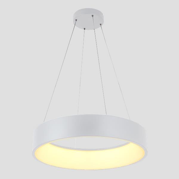 ΦΩΤΙΣΤΙΚΟ ΚΡΕΜΑΣΤΟ ΣΤΡΟΓΓΥΛΟ LED 40W 3000Κ  ΛΕΥΚΟ
