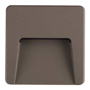ΦΩΤΙΣΤΙΚΟ ΤΟΙΧΟΥ SLIM LED 3W IP65 220-240V 120X120mm ΓΡΑΦΙΤΗΣ PRO