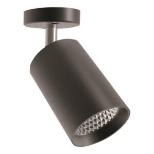 CEILING LED LIGHT CYLINDER MOVEABLE 18W 4000K BLACK PLUS