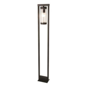 COLUMN LIGHT FLOOR METALLIC E27 142x100x800 IP44 BLACK