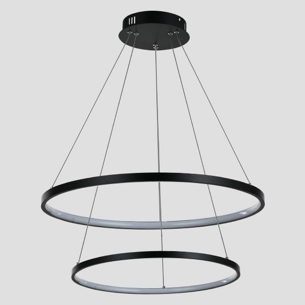 CEILING LIGHT FIXTURE ROUND LED 37W  BLACK