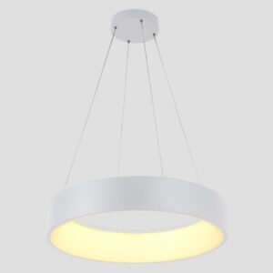 ΦΩΤΙΣΤΙΚΟ ΚΡΕΜΑΣΤΟ ΣΤΡΟΓΓΥΛΟ LED 30W 3000Κ  ΛΕΥΚΟ