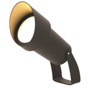 GARDEN SPOT LIGHT PLASTIC WITH COVER GU10 IP65 230V Φ95Χ100 BLACK