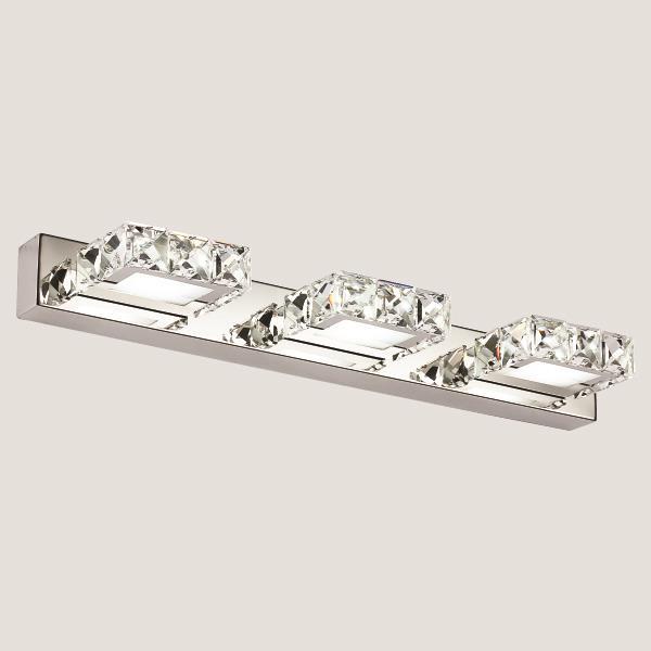ΦΩΤΙΣΤΙΚΟ ΜΠΑΝΙΟΥ LED 9W 4000Κ ΤΕΤΡΑΓΩΝΟ 3Φ 460X50X116 ΝΙΚΕΛ