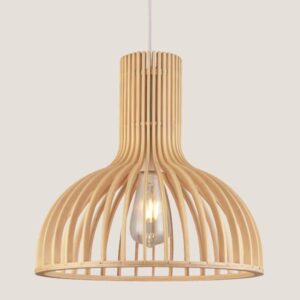 LIGHT FIXTURES HANGING SIMPLE E27  WOOD