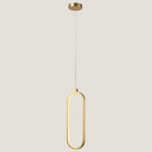 LIGHT FIXTURES HANGING LINEAR LED 10W 3000Κ GOLD