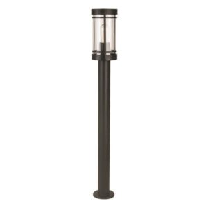 COLUMN LIGHT FLOOR METALLIC E27 105x105x800 IP44 BLACK