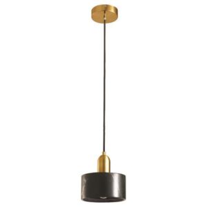 LIGHT FIXTURES HANGING SIMPLE E27 Φ15x18 GOLD/GREEN