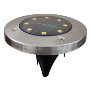 GARDEN SOLAR PANEL LIGHT Φ120x130mm 4000Κ