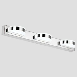 LIGHT FIXTURES FOR BATHROOM  LED 12W 4000K OVAL 3Φ 500X50X100 NICKEL