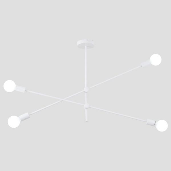 Ceiling Light Fixtures 4xΕ27 100x55 WHITE