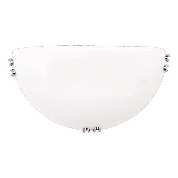 WALL MOUNTED  LIGHT   "PAROS" Φ30 Ε27 WHITE/NICKEL