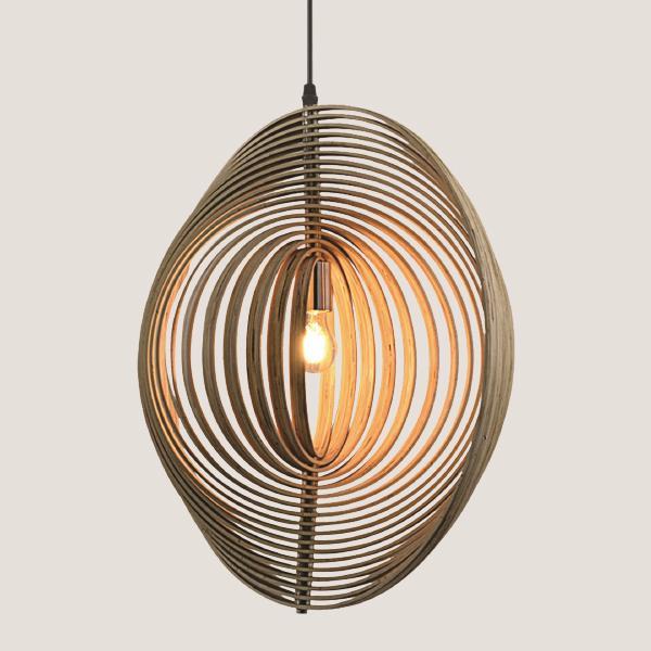 CEILING LIGHT FIXTURE SIMPLE 3D E27 Φ600 WOODEN CEILING LIGHT FIXTURE SIMPLE 3D E27 Φ600 WOODEN