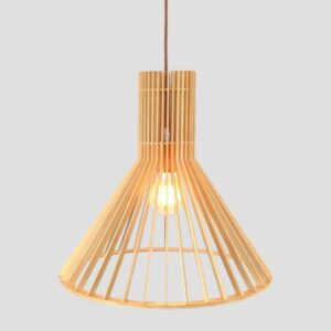 LIGHT FIXTURES HANGING SIMPLE E27  WOOD