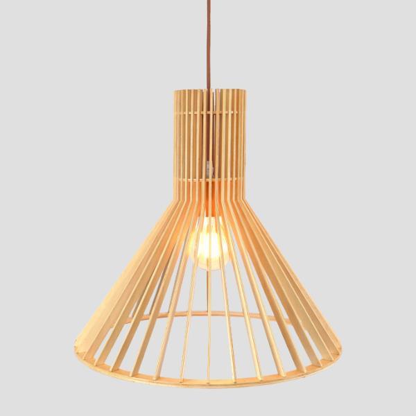 LIGHT FIXTURES HANGING SIMPLE E27  WOOD