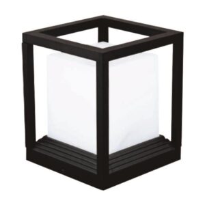 LIGHTING ALUMINUM E27 150x150x190 IP65 BLACK