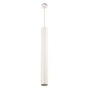 HANGING CEILING LIGHT CYLINDER GU10 1M Φ65x400 WHITE