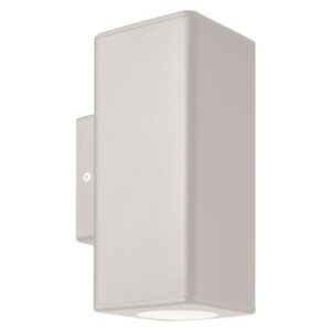 WALL LIGHT SQUARE UP-DOWN PLASTIC GU10 WHITE