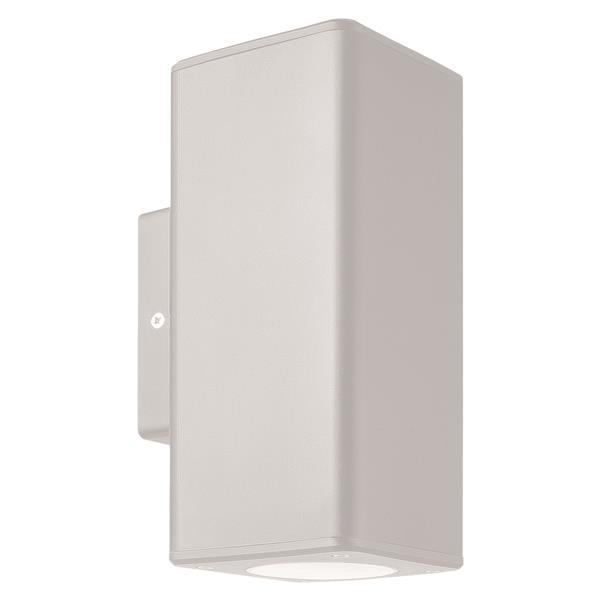 WALL LIGHT SQUARE UP-DOWN PLASTIC GU10 WHITE
