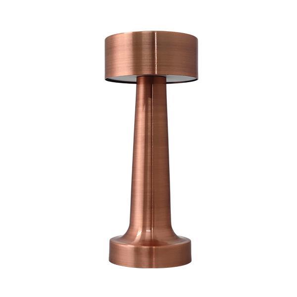 TABLE LAMP TOUCH RECHARGEABLE LED 3W DIMMABLE ROSE GOLD