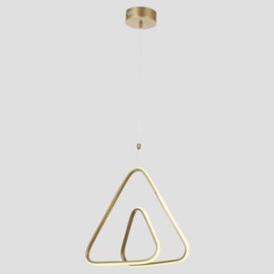 CEILING LIGHT FIXTURE HANGINGTRIANGLE LED 30W  4000K GOLD MATT