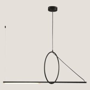 LIGHT FIXTURE HANGINGS  LED 15W BLACK