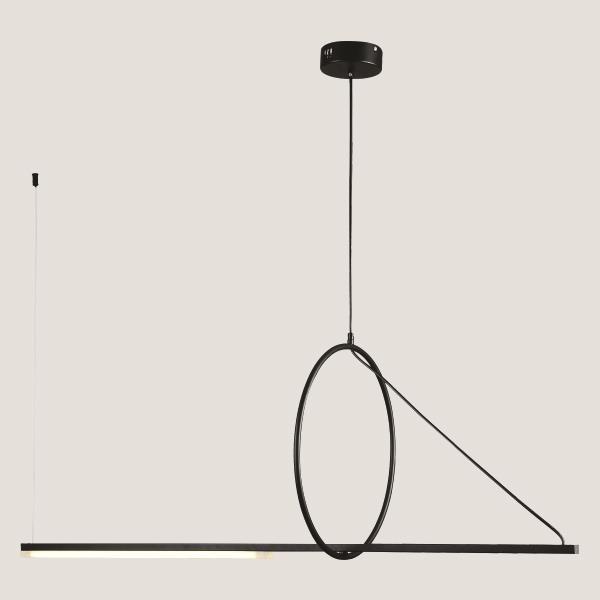 LIGHT FIXTURE HANGINGS  LED 15W BLACK