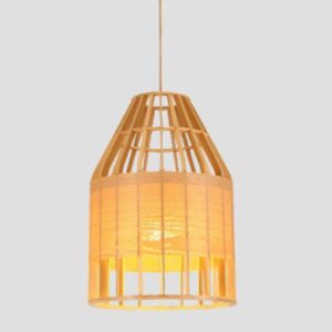 LIGHT FIXTURES HANGING SIMPLE E27 Φ400x400 WOOD
