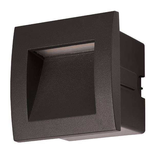 ΦΩΤΙΣΤΙΚΟ ΧΩΝΕΥΤΟ LED 3W IP54 220-240V 90X90X70mm ΜΑΥΡΟ PRO ΦΩΤΙΣΤΙΚΟ ΧΩΝΕΥΤΟ LED 3W IP54 220-240V 90X90X70mm ΜΑΥΡΟ PRO