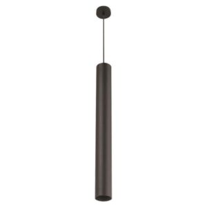 HANGING CEILING LIGHT CYLINDER GU10 1M Φ65x400 BLACK