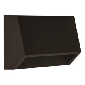 WALL MOUNTED LED SLIM STEP LIGHT 3W IP65 230V 160X70mm DARK GREY PRO