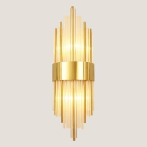 WALL MOUNTED FIXTURE 2xΕ14 22x54 GOLD